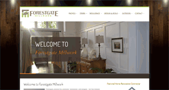 Desktop Screenshot of forestgatemillwork.com